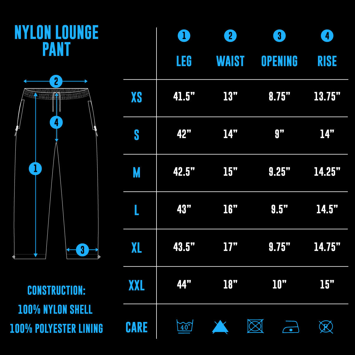 Premier Nylon Lounge Pant Grey
