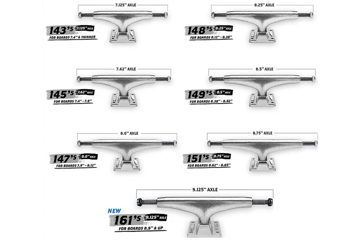Team Hollow Polished Truck (Set of 2)