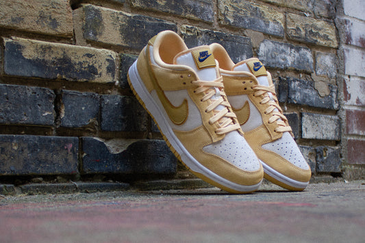 NIKE WOMEN'S DUNK LOW LX "GOLD SUEDE"