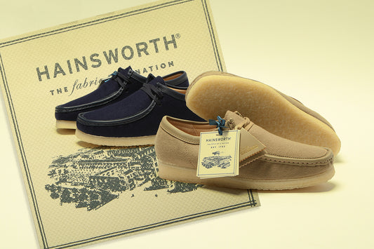 CLARKS HAINSWORTH WOOL WALLABEE