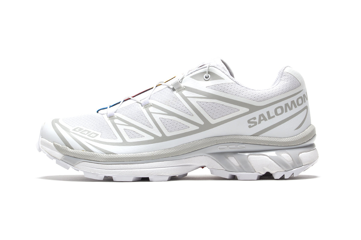 Salomon | XT-6
Style # L41252900
Color : White / Lunar Rock