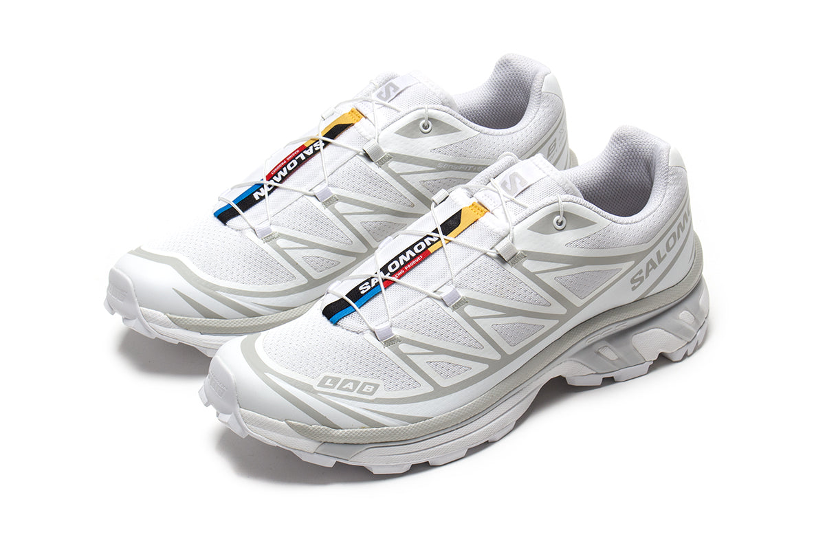 Salomon | XT-6
Style # L41252900
Color : White / Lunar Rock