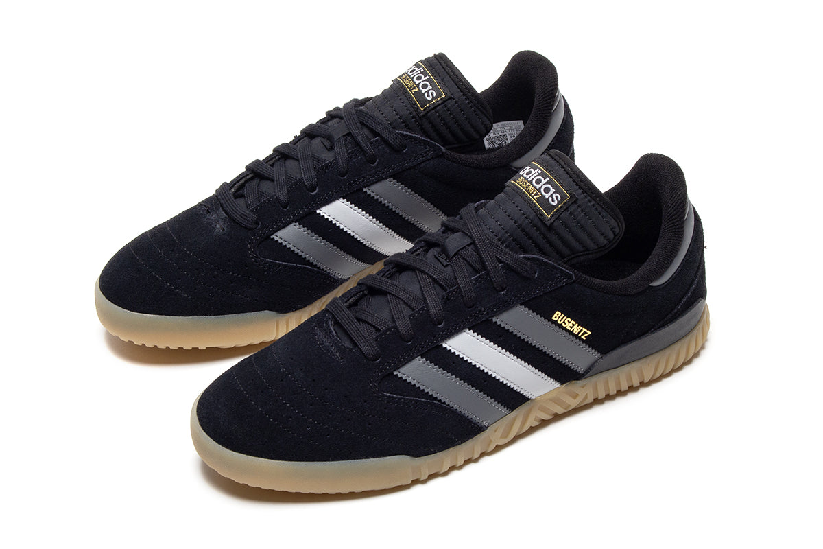 Adidas - Busenitz Indoor Super
Style # HQ4700
Color : Core Black / Grey Four / Grey Two