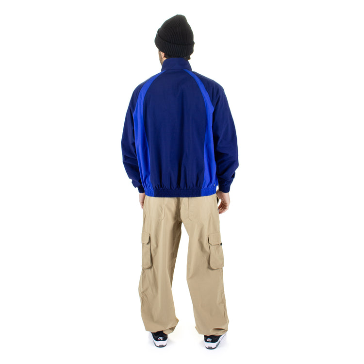 Nike SB | Full Zip Woven Jacket
Style # HJ2910-492
Color : Blue Void / Game Royal / White