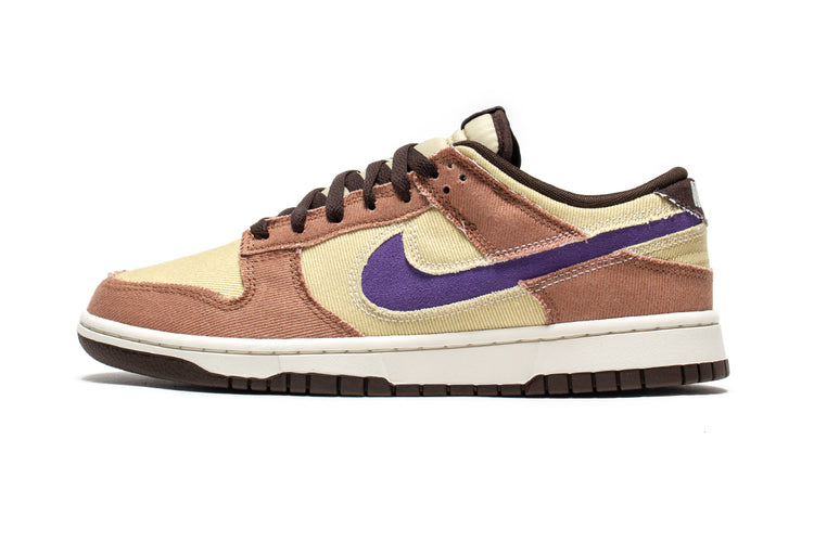 Nike | Dunk Low Pro Retro
Style # HF3141-200
Color : Dusted Clay / Dusty Amethyst / Team Gold