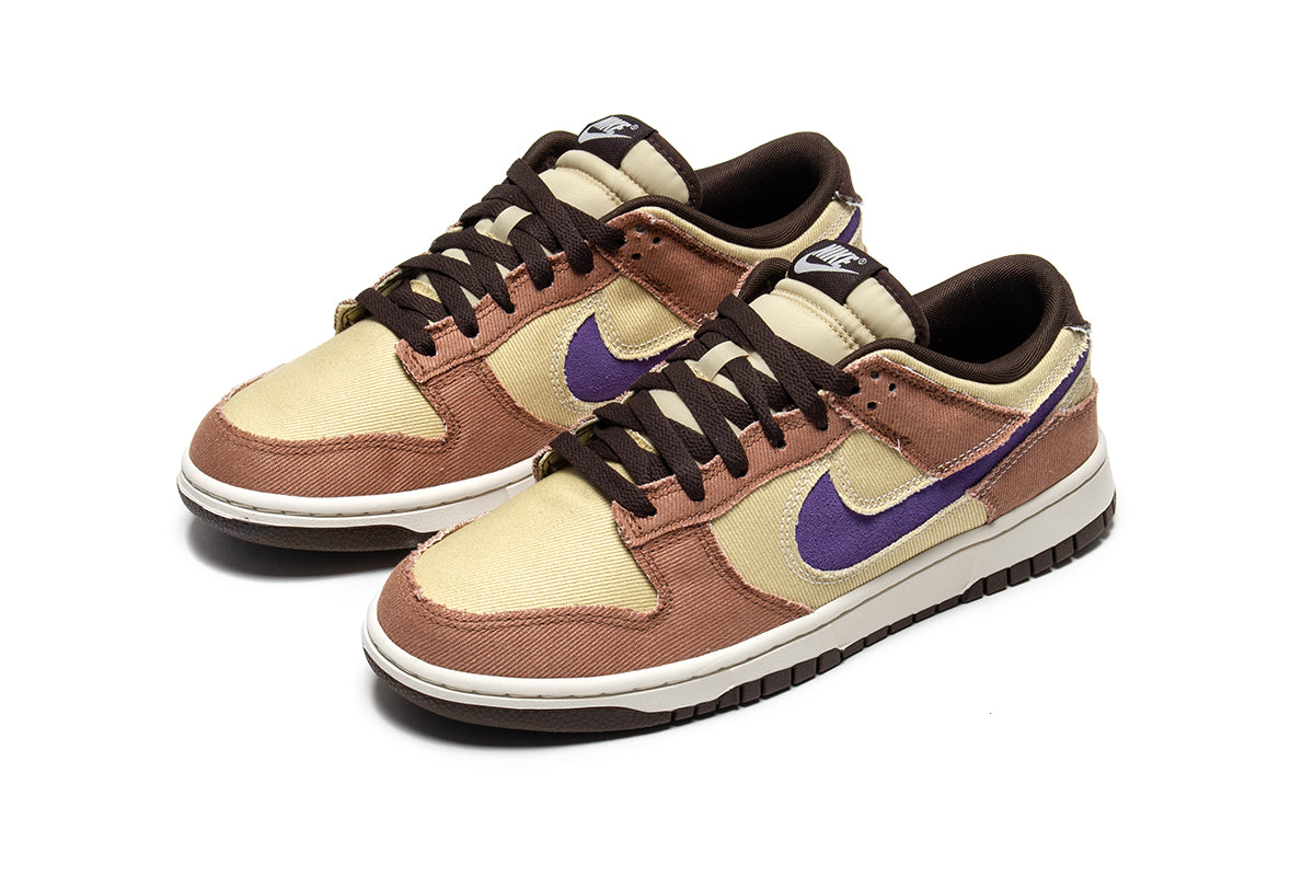 Nike | Dunk Low Pro Retro
Style # HF3141-200
Color : Dusted Clay / Dusty Amethyst / Team Gold