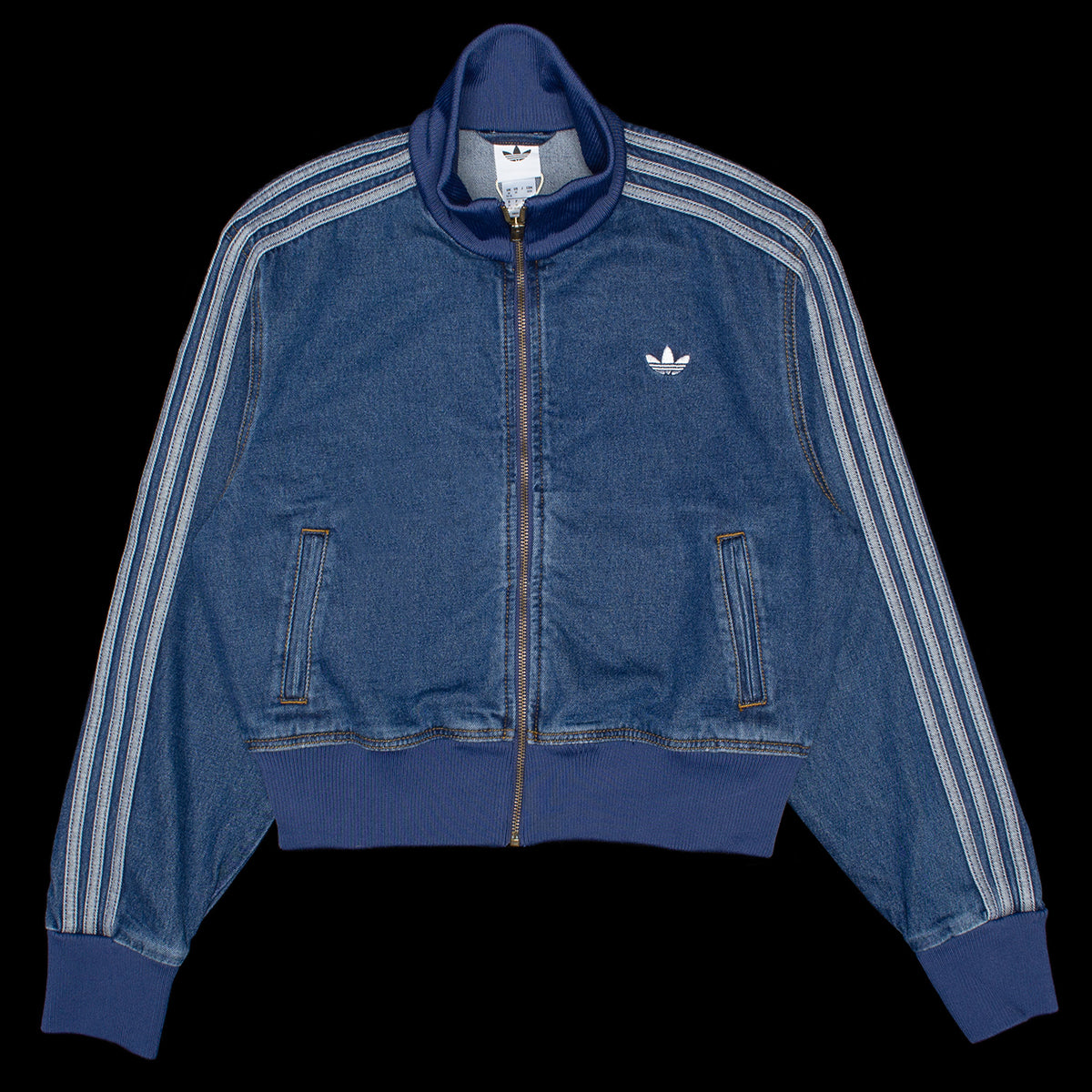 Adidas Originals - Women's Firebird Denim Track Top

Style # KD2913
Color : Medium Vintage Denim