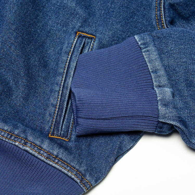 Adidas Originals - Women's Firebird Denim Track Top

Style # KD2913
Color : Medium Vintage Denim