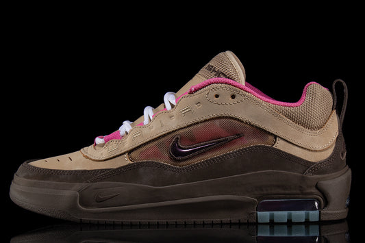 Nike SB - Air Max Ishod
Style # IR1887-200
Color : Hemp / Baroque Brown / Pinksicle