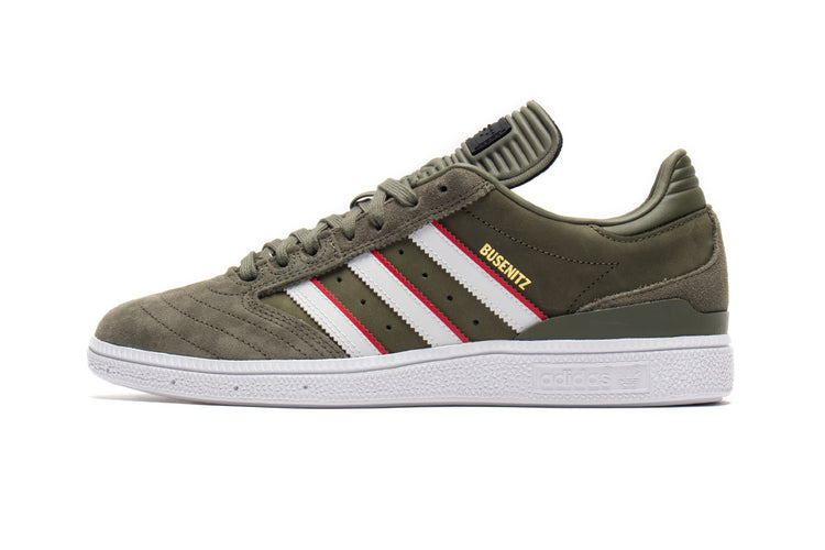 Adidas | Busenitz x Dan Mancina Style # ID3370 Color : Olive Strata / Red / White