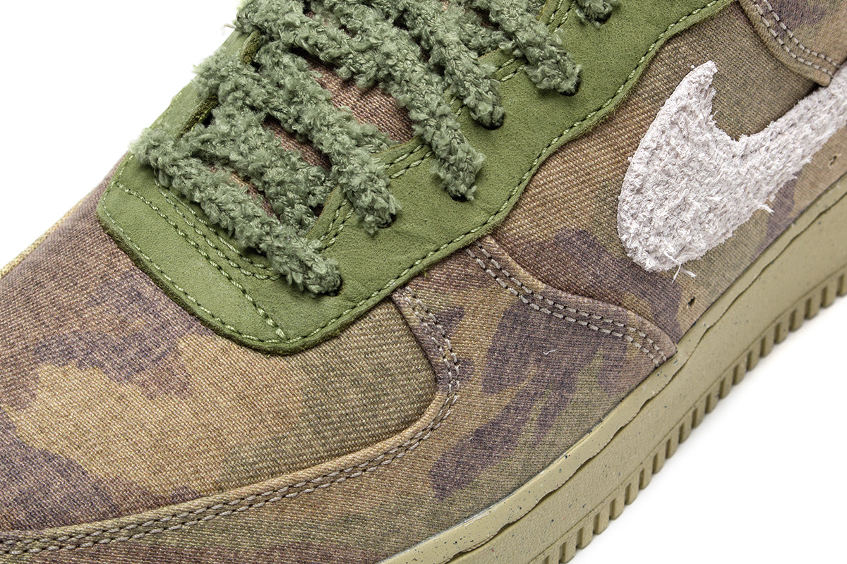 Nike - Air Force 1 Low
Style # IO5011-300
Color : Asparagus / Wheat Grass / Aluminum / Phantom