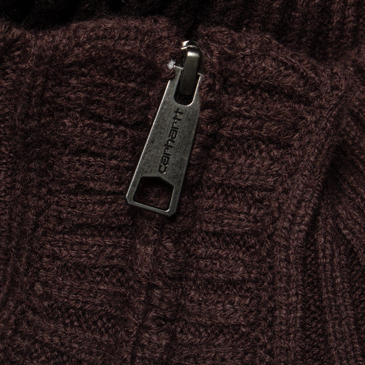 Carhartt WIP - Detroit Half Zip Sweater
Style # I035398-33H
Color : Palisander