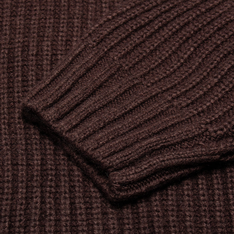 Carhartt WIP - Detroit Half Zip Sweater
Style # I035398-33H
Color : Palisander