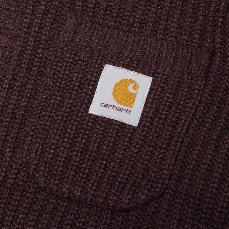 Carhartt WIP - Chore Knit Jacket
Style # I035399-33H
Color : Palisander