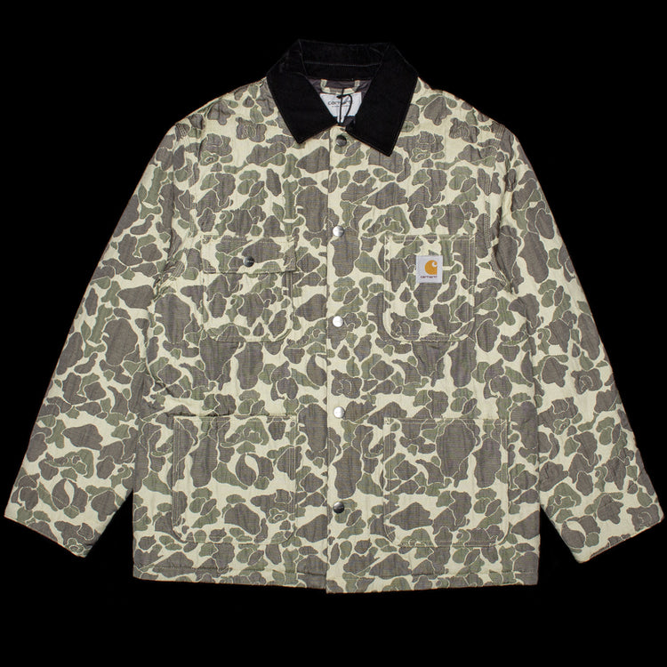 Carhartt WIP - Tapestry Chore Coat
Style # I035329-3CK
Color : Camo Duck Jacquard / Green / Tobacco