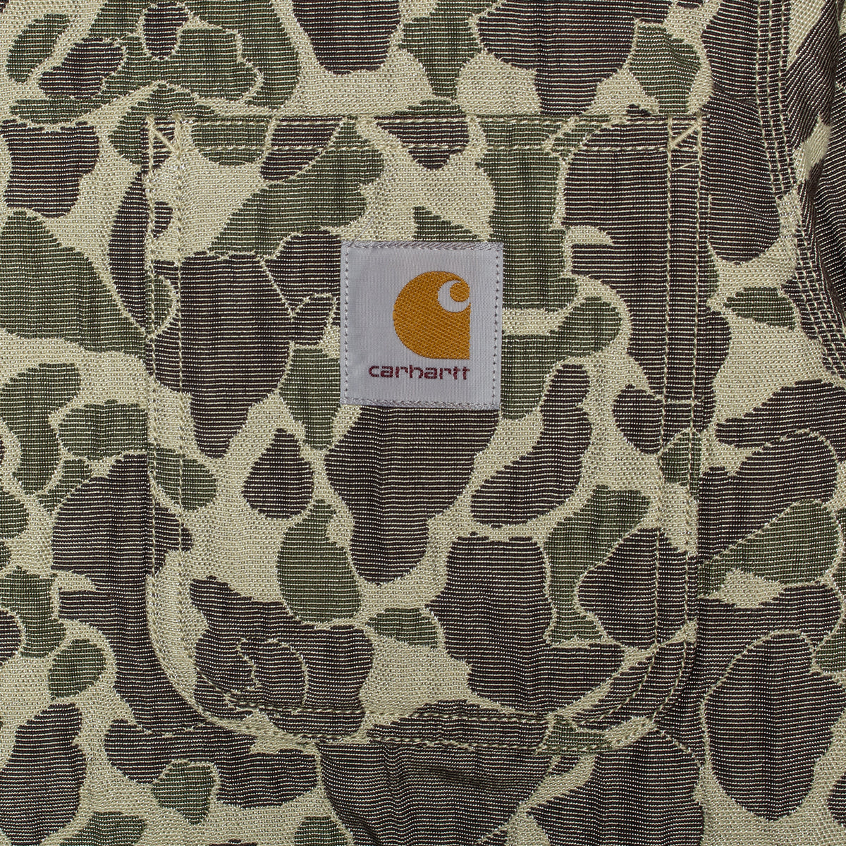 Carhartt WIP - Tapestry Chore Coat
Style # I035329-3CK
Color : Camo Duck Jacquard / Green / Tobacco