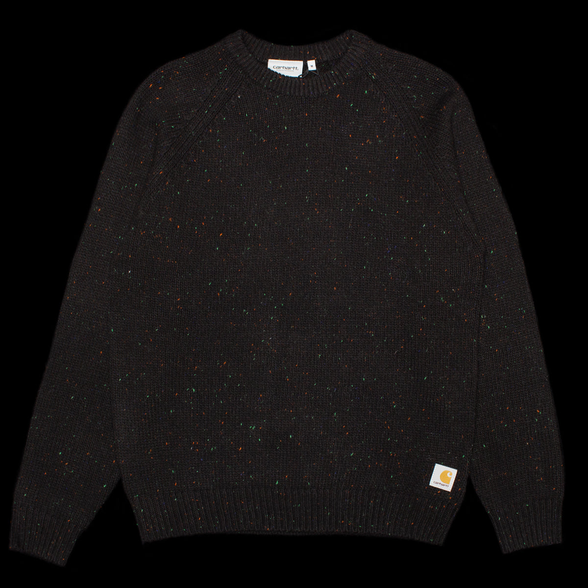 Carhartt WIP - Anglistic Sweater
Style # I010977-0JE
Color : Speckled Black