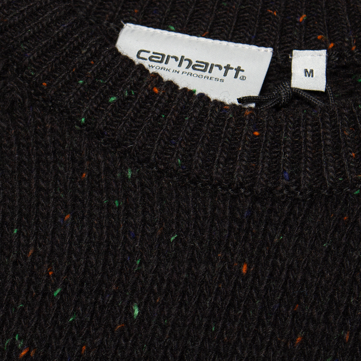 Carhartt WIP - Anglistic Sweater
Style # I010977-0JE
Color : Speckled Black