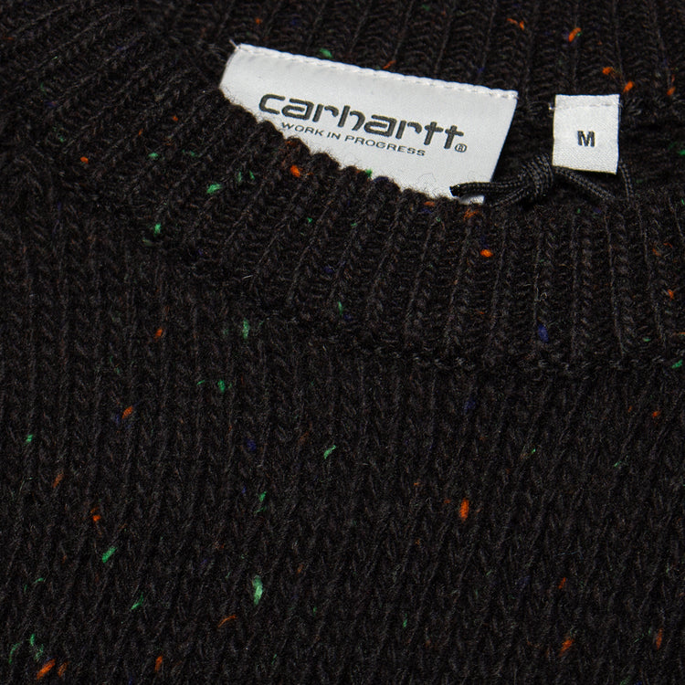 Carhartt WIP - Anglistic Sweater
Style # I010977-0JE
Color : Speckled Black