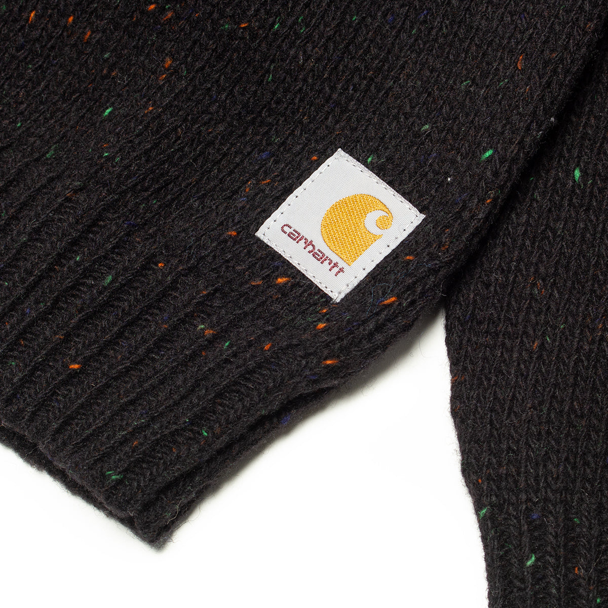 Carhartt WIP - Anglistic Sweater
Style # I010977-0JE
Color : Speckled Black