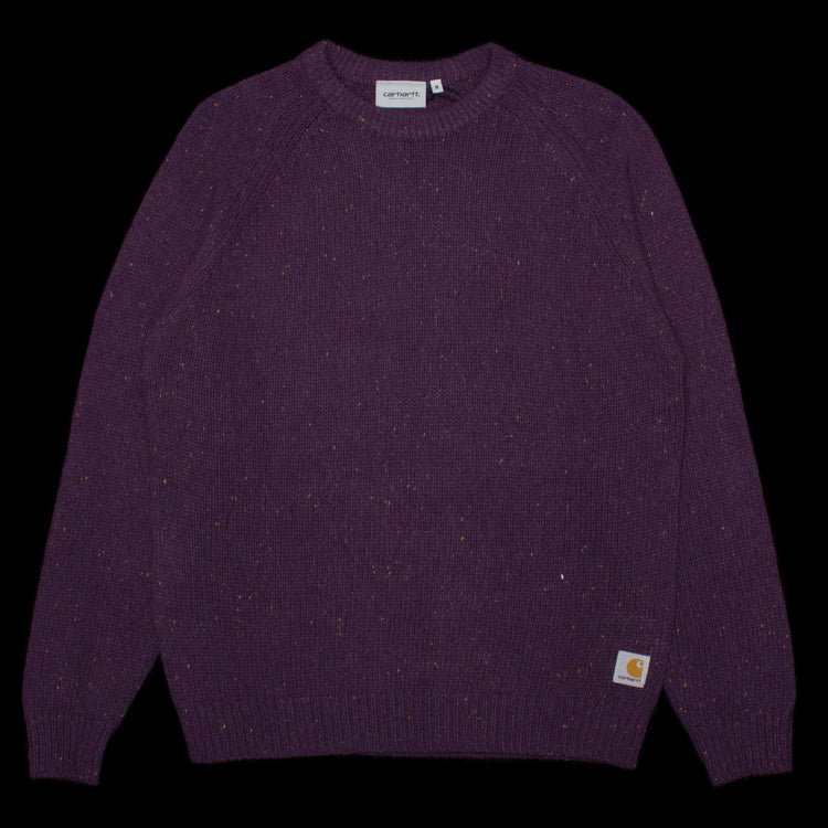 Carhartt WIP - Anglistic Sweater
Style # I010977-3AS
Color : Speckled Lokers