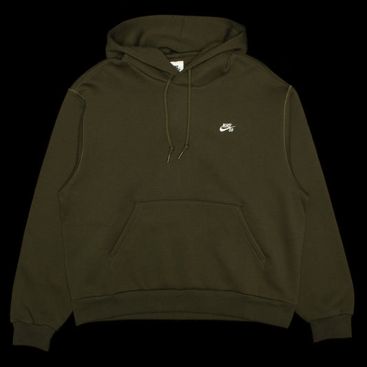 Nike SB | Essentials Logo Hoodie
Style # FV7351-355
Color : Sequoia / White