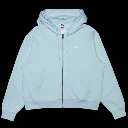 Nike SB - Essentials Zip Hoodie
Style # FZ8796-474
Color : Glacier Blue / White
