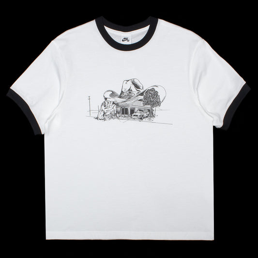 Nike SB - Roadside Ringer T-Shirt
Style # IF0434-100
Color : White / Black