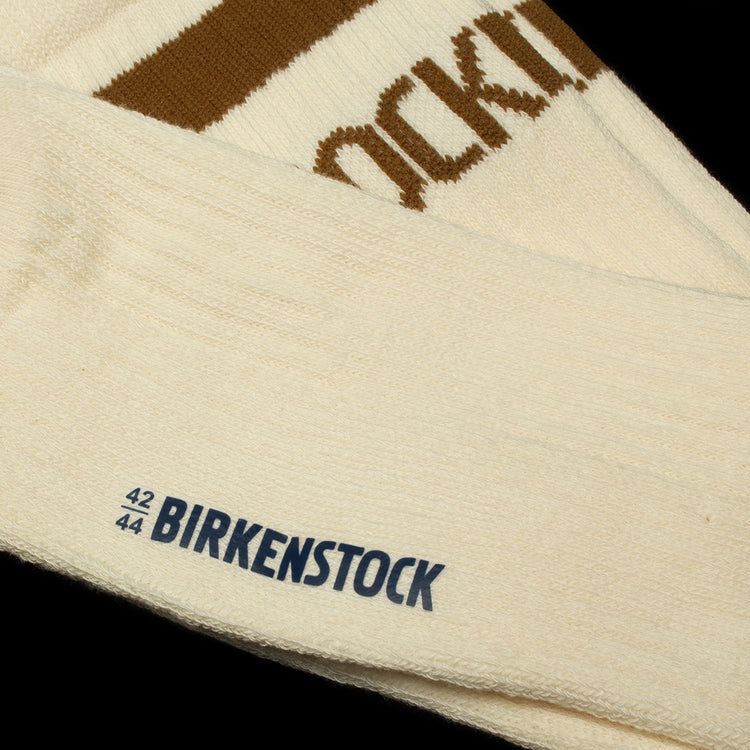 Birkenstock | Stripe Sock Style # 1026209 Color : Eggshell