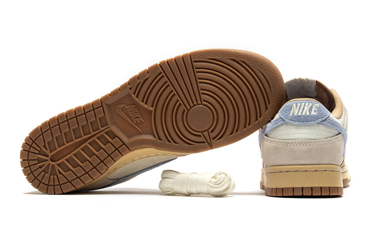Nike | Dunk Low Style # HF0106-100 Color : Coconut Milk / LT Armory Blue / Sanddrift