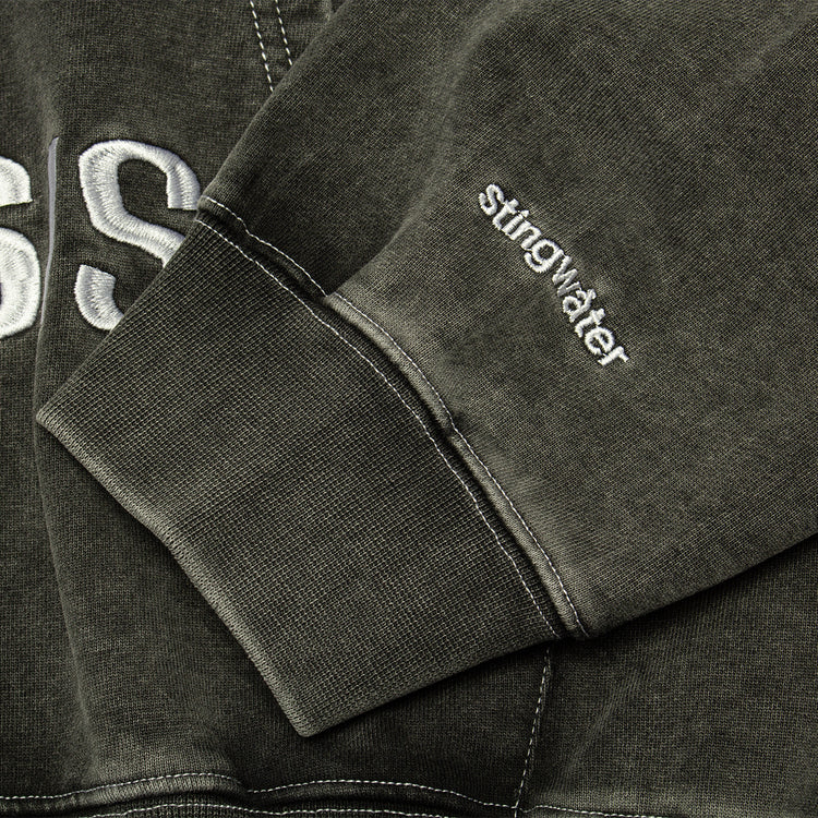 Stingwater | Crisis Zip-Up Hoodie
Color : Acid Black