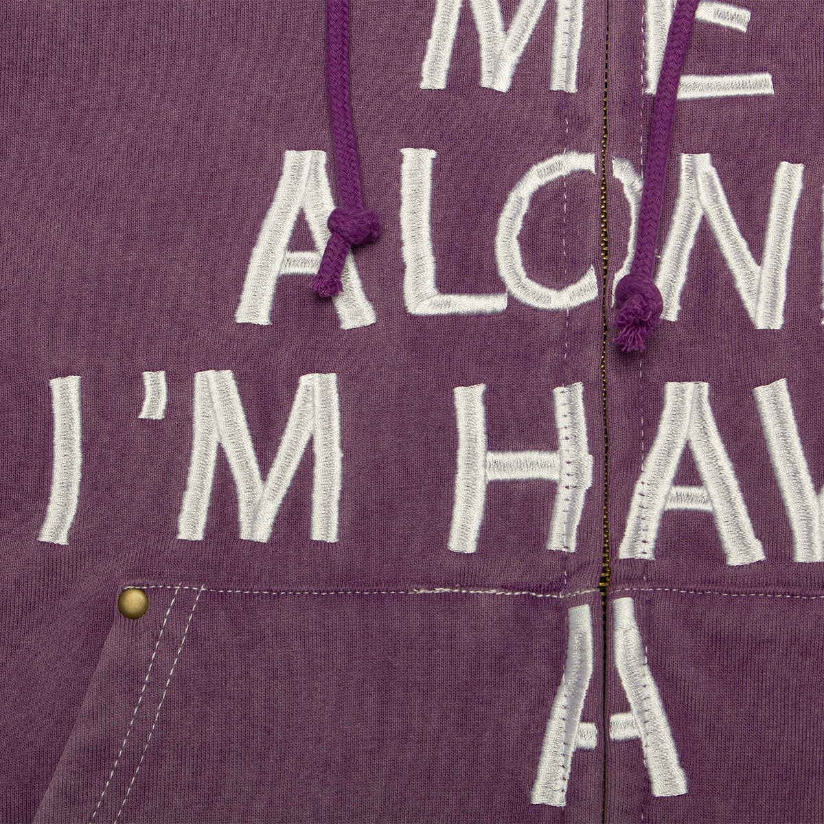 Stingwater | Crisis Zip-Up Hoodie
Color : Acid Purple