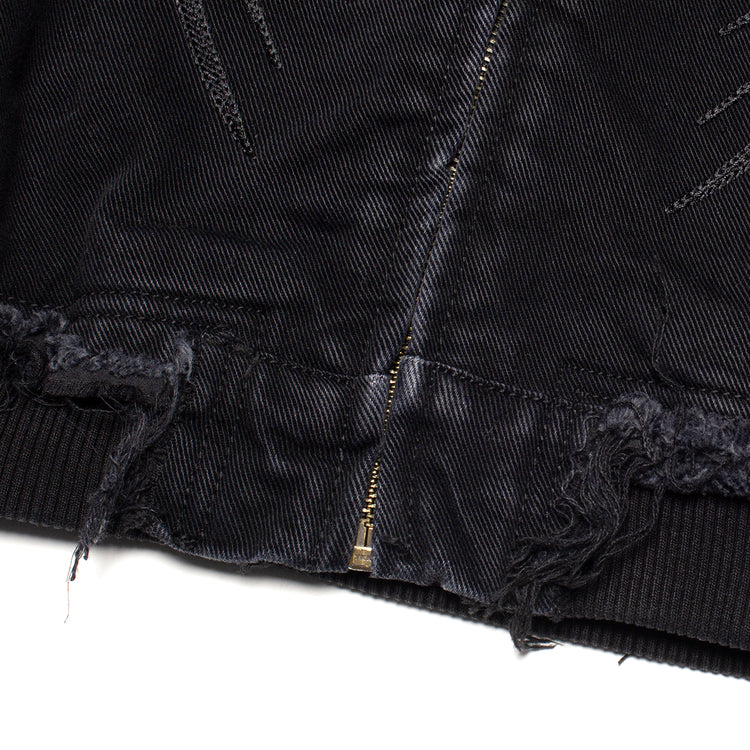 Stingwater | Tribal Zip-Up Hoodie
Color : Acid Black