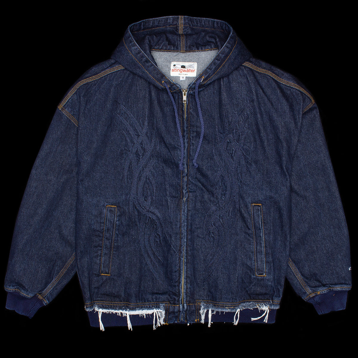 Stingwater | Tribal Zip-Up Hoodie
Color : True Blue