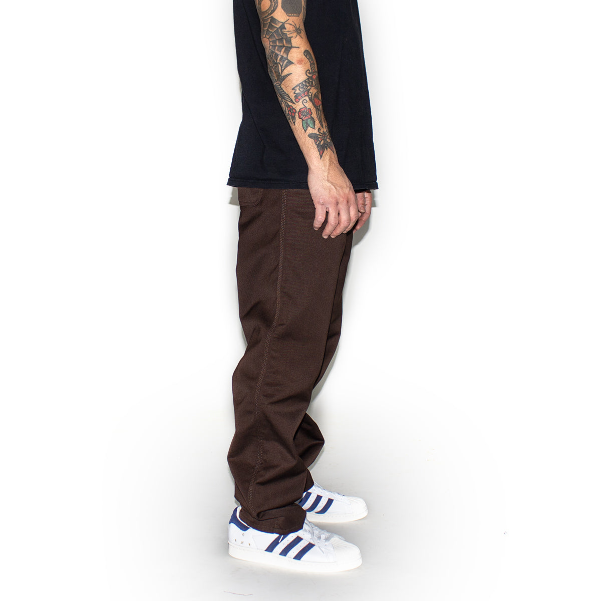 carhartt tobacco pants WIP OG Double Knee Pant, which has been rinsed for a softer feel Hyper Denim Tobacco Brown Loose