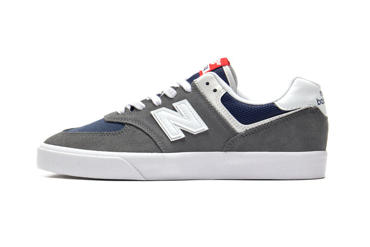 New Balance Numeric | 574 Style # NM574VGW Color : Grey / White