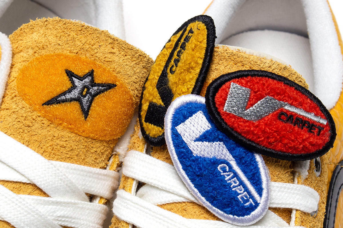 Vans | Skate Old Skool 36 x Carpet
Style # VN000EEGYLW1
Color : Yellow / White