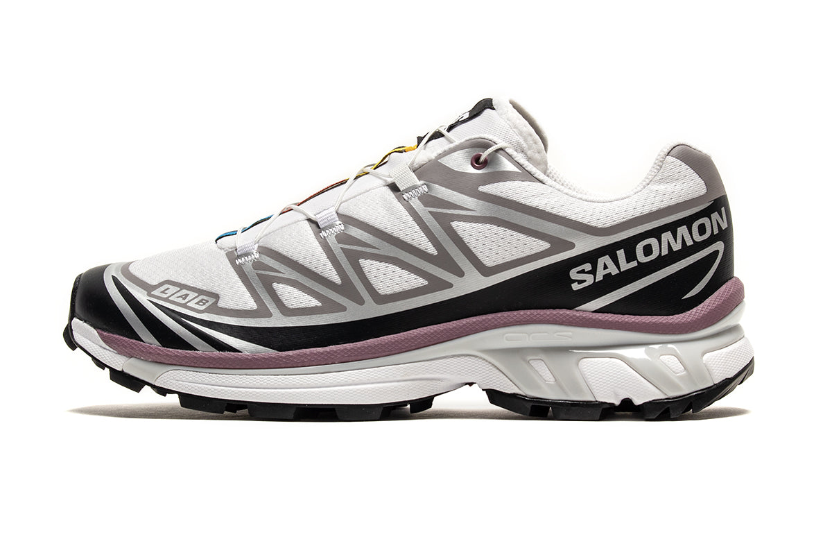 Salomon - XT-6
Style # L49209600
Color : White / Black / Dusky Orchid