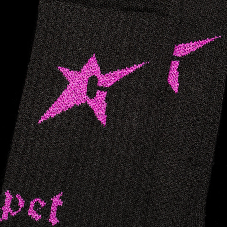 Carpet Company | C-Star Sock Color : Black / Violet