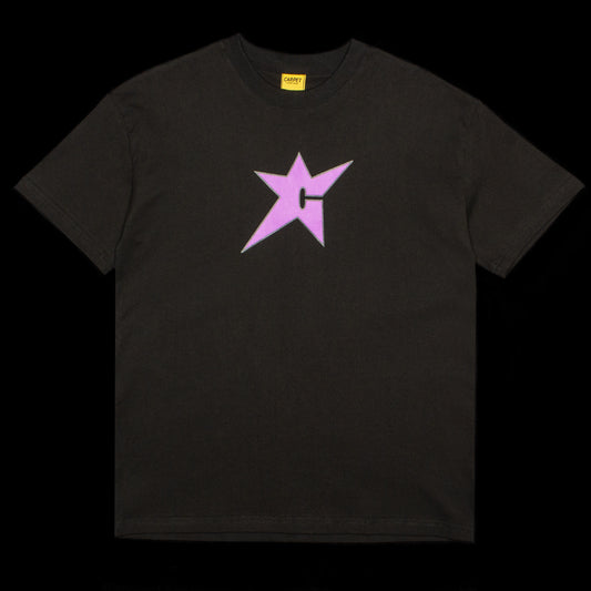 Carpet Company | C-Star T-Shirt Color : Black / Violet