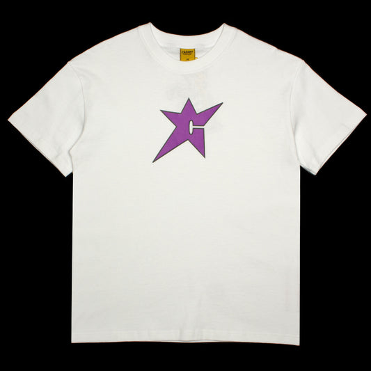 Carpet Company | C-Star T-Shirt Color : White / Violet
