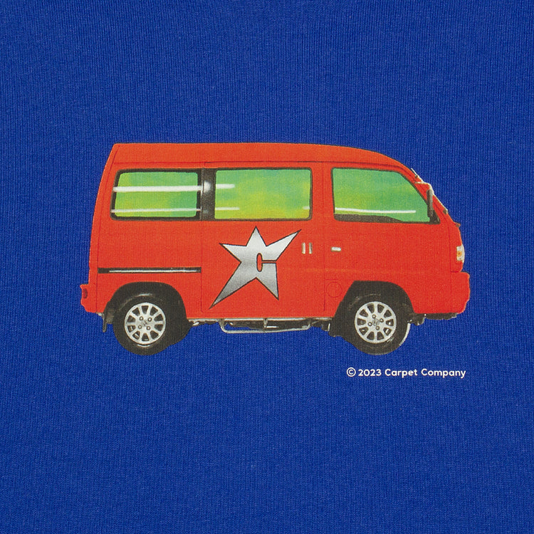 Carpet Company | Tour Van T-Shirt Color : Blue