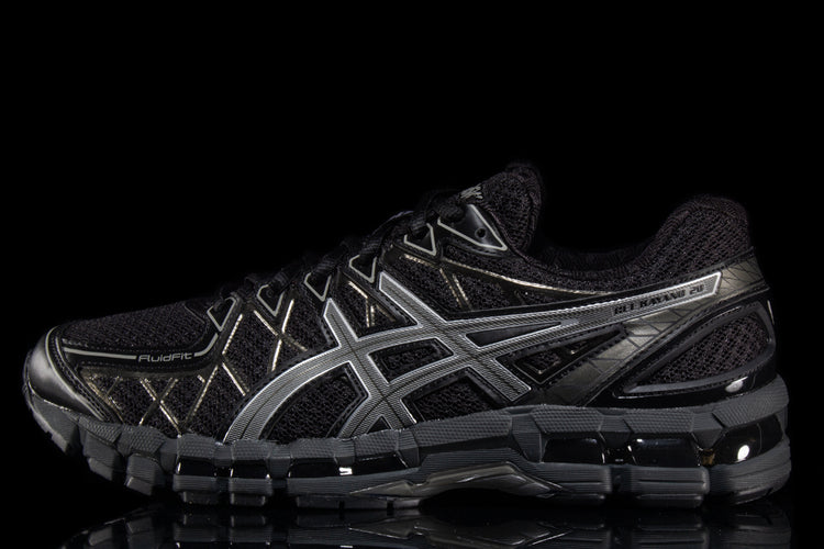 Asics - Gel-Kayano 20
Style # 1203A388.003
Color : Black / Clay Grey