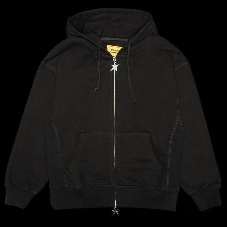 Carpet Company | Big C-Star Double Zip Hoodie
Color : Black