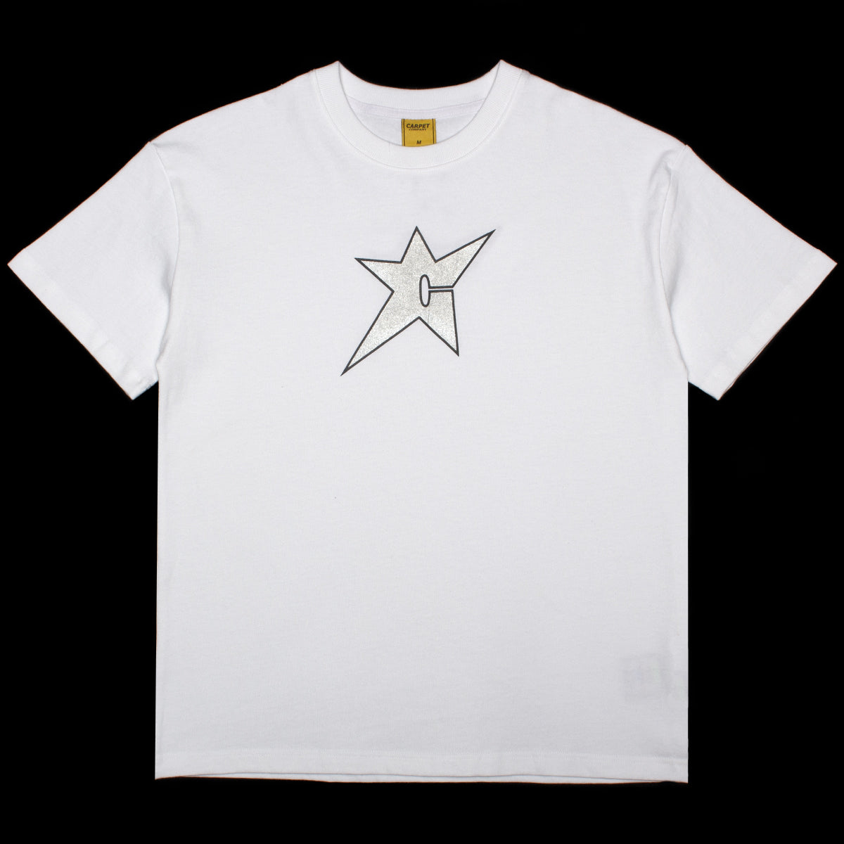 Carpet Company - C-Star Metallic T-Shirt
Color : White