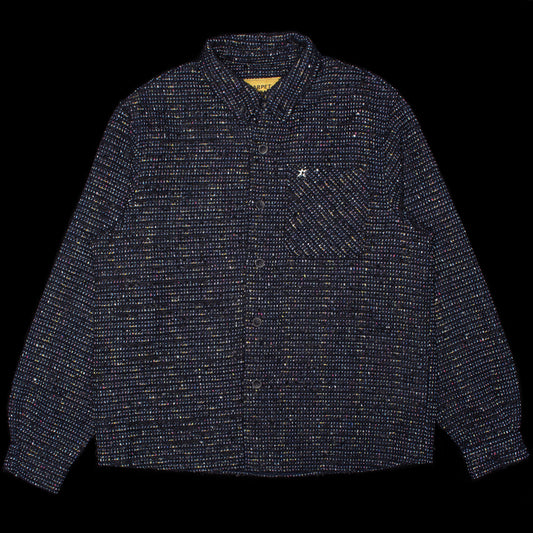 Carpet Company - C-Star Basket Weave Button Up
Color : Black