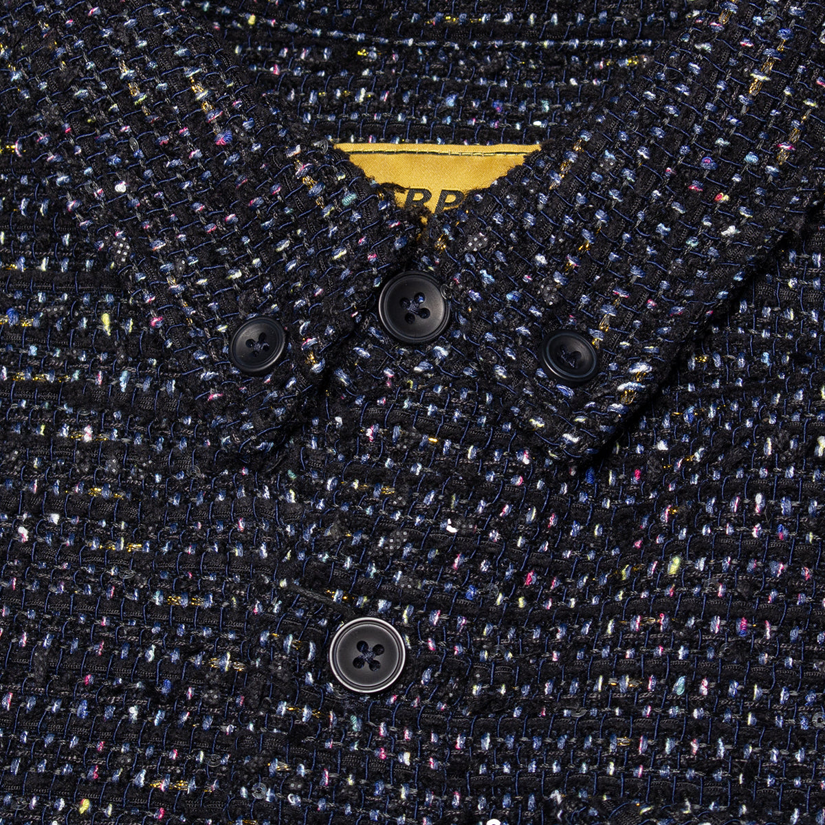 Carpet Company - C-Star Basket Weave Button Up
Color : Black
