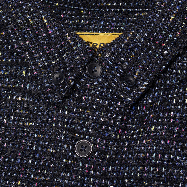 Carpet Company - C-Star Basket Weave Button Up
Color : Black