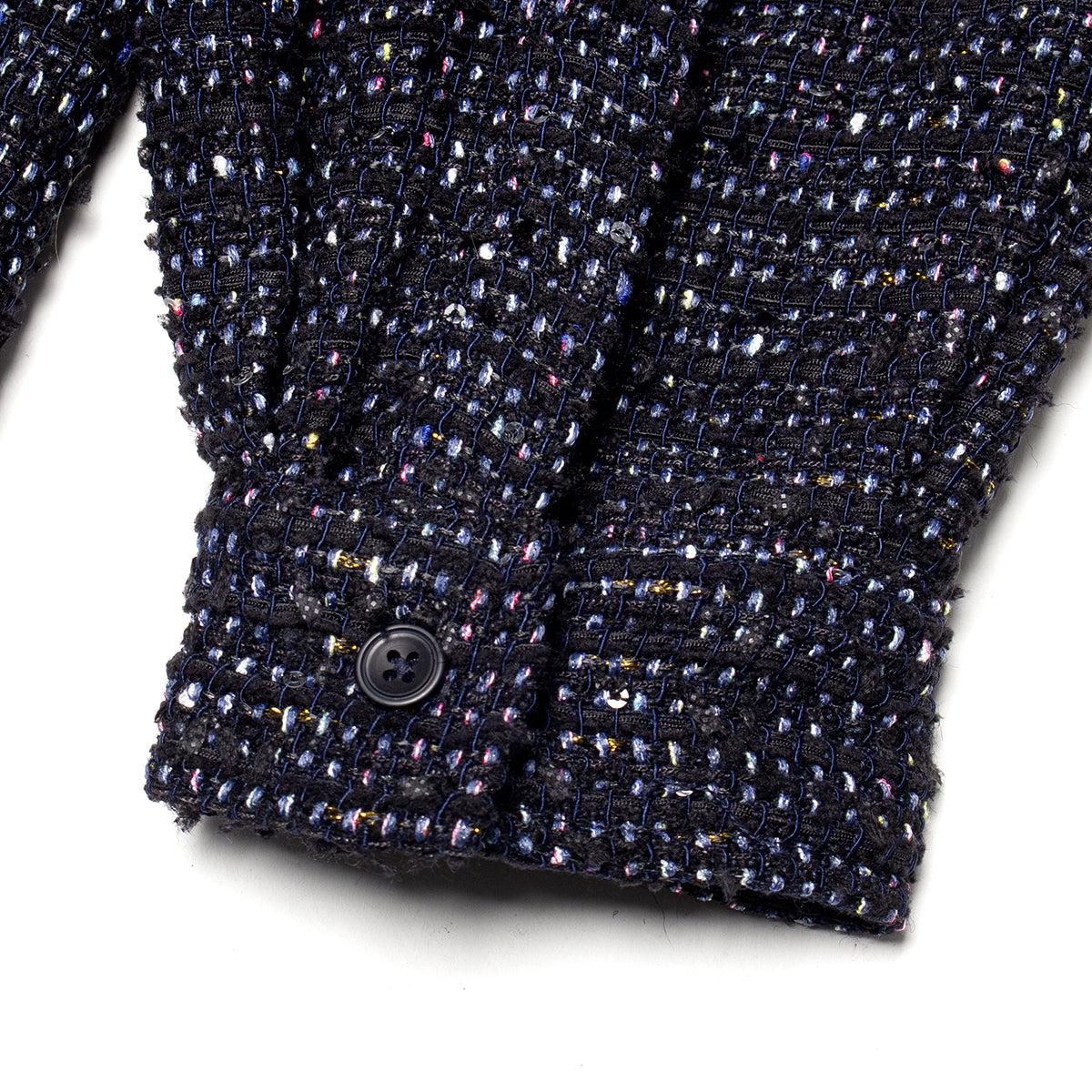 Carpet Company - C-Star Basket Weave Button Up
Color : Black