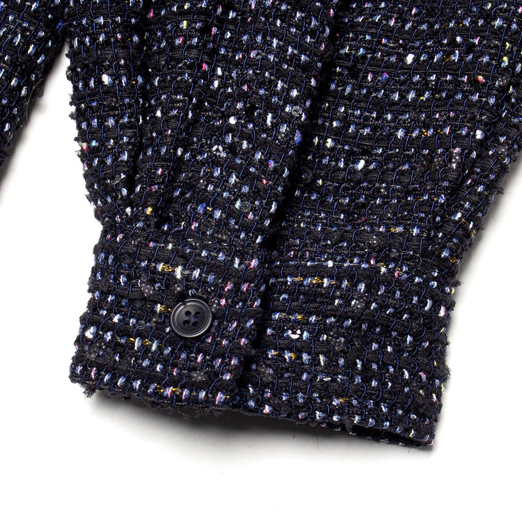 Carpet Company - C-Star Basket Weave Button Up
Color : Black
